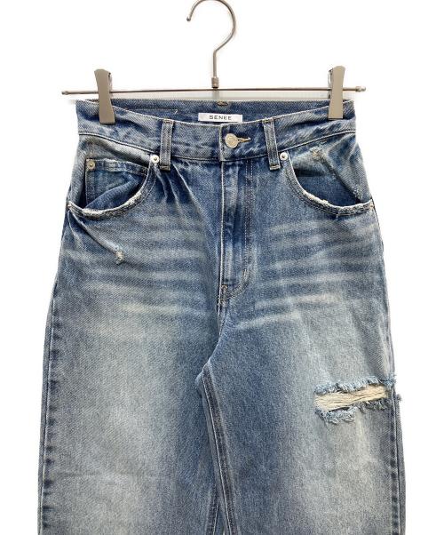 senee（セニー）senee (セニー) ルーズヴィンテージライクデニムパンツ ブルー サイズ:Sの古着・服飾アイテム