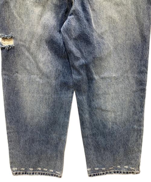 senee（セニー）senee (セニー) ルーズヴィンテージライクデニムパンツ ブルー サイズ:Sの古着・服飾アイテム