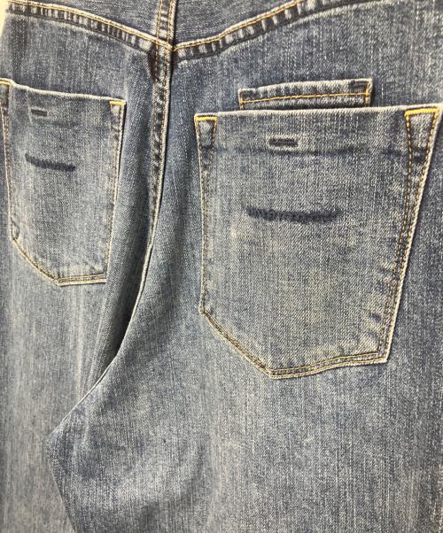 YANUK（ヤヌーク）YANUK (ヤヌーク) LOOSE STRAIGHT インディゴ サイズ:21の古着・服飾アイテム