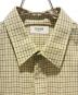 中古・古着 CELINE (セリーヌ) Triomphe Embroidered Check Loose Shirt/トリオンフ刺繍入り チェック ルーズシャツ/2C982113Q.02MX ベージュ サイズ:38：80000円