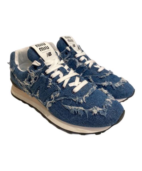MIU MIU（ミュウミュウ）MIU MIU (ミュウミュウ) NEW BALANCE (ニューバランス) Women's 574 Denim 