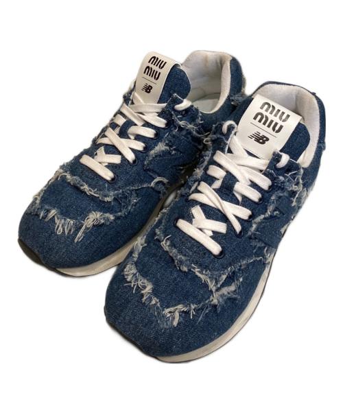 MIU MIU（ミュウミュウ）MIU MIU (ミュウミュウ) NEW BALANCE (ニューバランス) Women's 574 Denim 