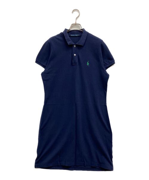 POLO RALPH LAUREN（ポロ・ラルフローレン）POLO RALPH LAUREN (ポロ・ラルフローレン) ポロシャツドレス ネイビー サイズ:7の古着・服飾アイテム