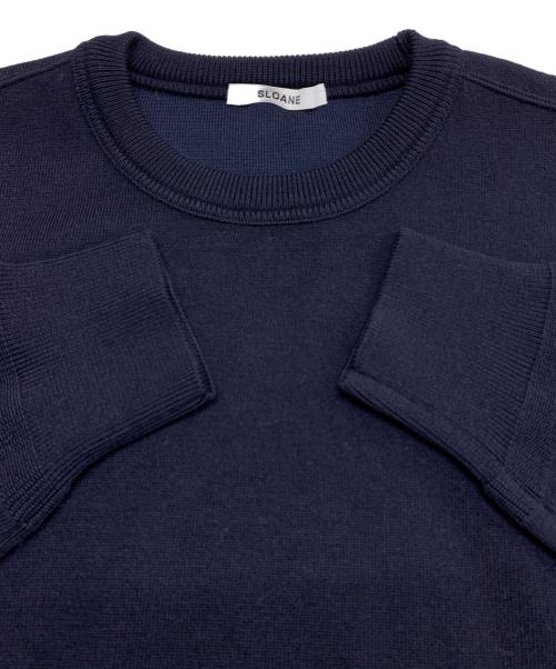 SLOANE（スローン）SLOANE (スローン) ニット ネイビー サイズ:4の古着・服飾アイテム