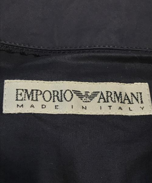 EMPORIO ARMANI（エンポリオアルマーニ）EMPORIO ARMANI (エンポリオアルマーニ) ノーカラージャケット ネイビー サイズ:40の古着・服飾アイテム