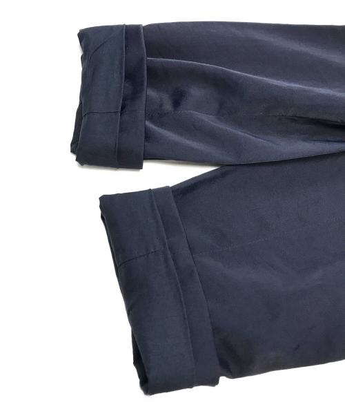 EMPORIO ARMANI（エンポリオアルマーニ）EMPORIO ARMANI (エンポリオアルマーニ) ノーカラージャケット ネイビー サイズ:40の古着・服飾アイテム