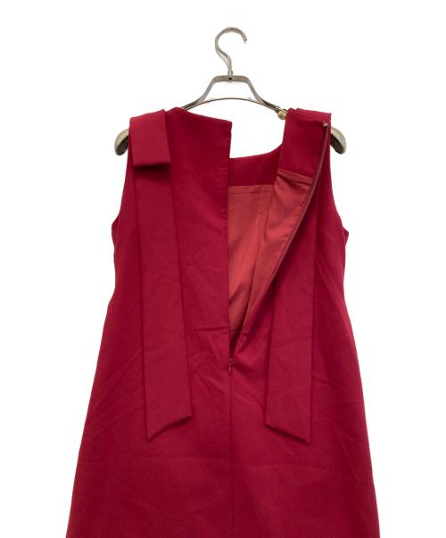 THE TOE（ザ・トゥー）THE TOE (ザ・トゥー) Arta Ribbon Onepiece ワンピース ボルドー サイズ:S 未使用品の古着・服飾アイテム