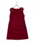 THE TOE（ザ・トゥー）の古着「Arta Ribbon Onepiece ワンピース」｜ボルドー