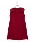 THE TOE (ザ・トゥー) Arta Ribbon Onepiece ワンピース ボルドー サイズ:S 未使用品：11000円