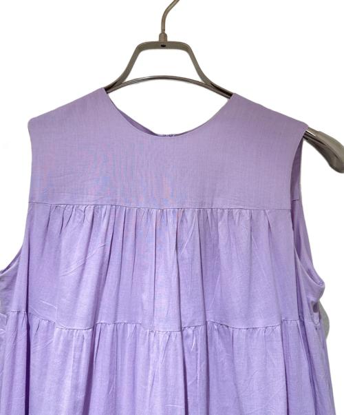 MARIHA（マリハ）MARIHA (マリハ) ミューズのドレス/プリーツワンピース パープル サイズ:36の古着・服飾アイテム