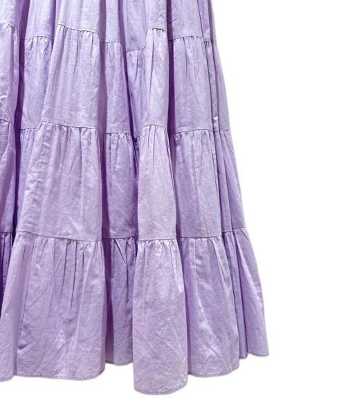 MARIHA（マリハ）MARIHA (マリハ) ミューズのドレス/プリーツワンピース パープル サイズ:36の古着・服飾アイテム