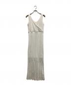 HER LIP TOハーリップトゥ）の古着「Summer Knit Lace Dress」｜ホワイト