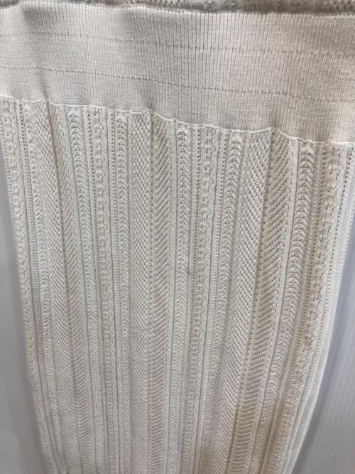 HER LIP TO（ハーリップトゥ）HER LIP TO (ハーリップトゥ) Summer Knit Lace Dress ホワイト サイズ:Sの古着・服飾アイテム