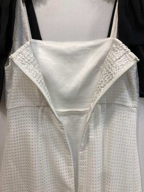 CELFORD（セルフォード）CELFORD (セルフォード) MIKA (ミカ) ショルダーリボン2wayワンピース ホワイト サイズ:36の古着・服飾アイテム