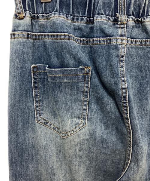 ANDREA&CO（アンドレアアンドコー）ANDREA&CO (アンドレアアンドコー) デニムビジュー刺繍パンツ インディゴ サイズ:記載なしの古着・服飾アイテム