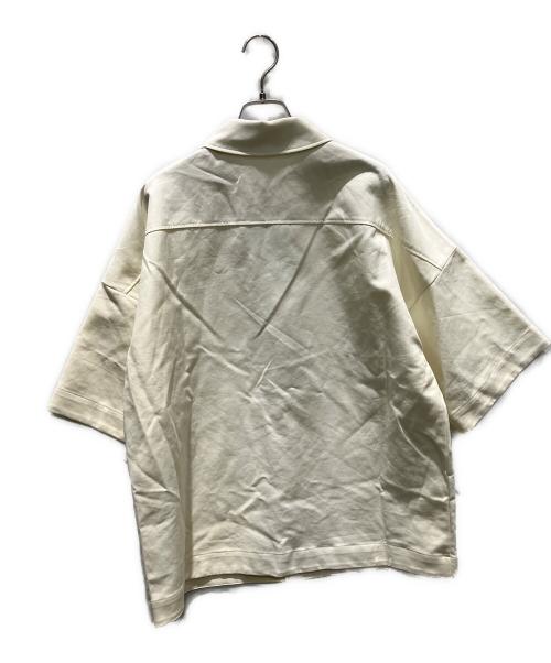 machatt（マチャット）machatt (マチャット) ダブルクロスオーバーシャツ 半袖シャツ アイボリー サイズ:Freeの古着・服飾アイテム