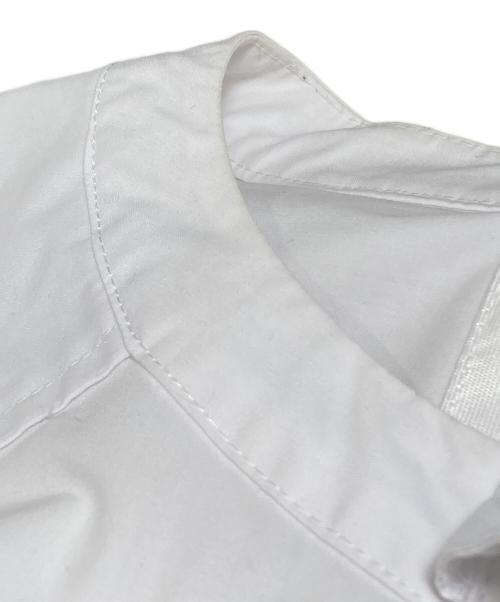 OHGA（オオガ）OHGA (オオガ) ボウタイ バンドカラーシャツ ホワイト サイズ:Ｍの古着・服飾アイテム