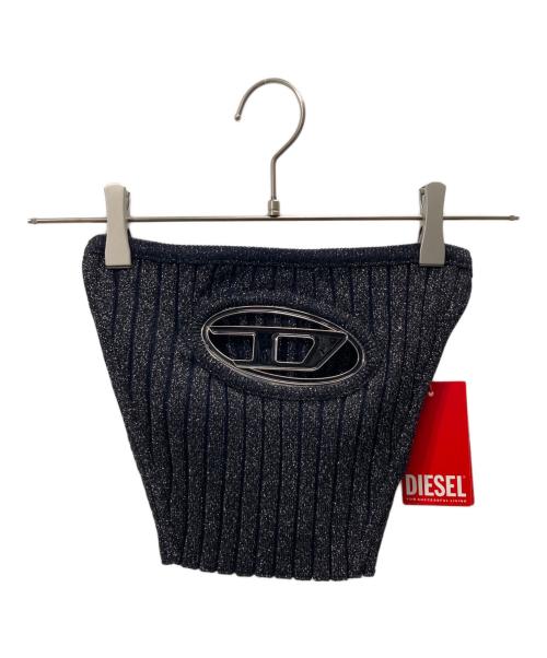 DIESEL（ディーゼル）DIESEL (ディーゼル) M-Clarksville-Lurex Top ブラック サイズ:XSの古着・服飾アイテム
