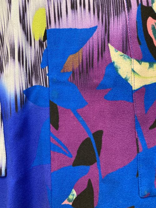 ETRO（エトロ）ETRO (エトロ) 総柄7分袖ワンピース マルチカラー サイズ:40の古着・服飾アイテム