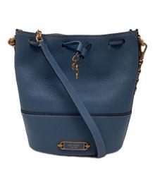 Kate Spade（ケイトスペード）の古着「グラマシー ミディアム バケット バッグ」｜スカイブルー