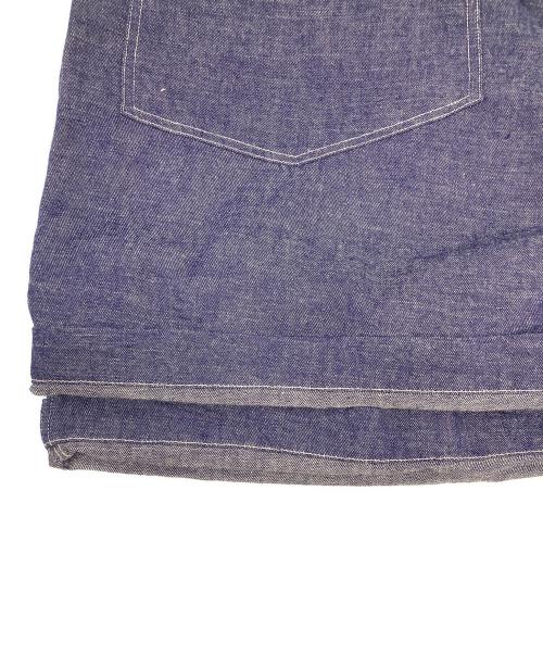 COMOLI（コモリ）COMOLI (コモリ) ダンガリーショートパンツ グレーの古着・服飾アイテム