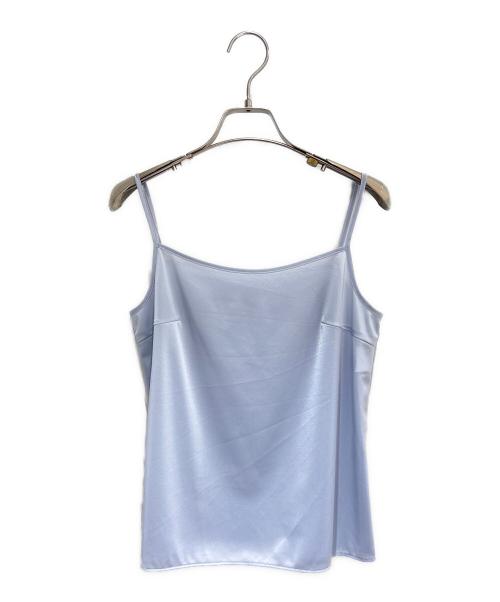 ANAYI（アナイ）ANAYI (アナイ) コードレーススカラヘム ブラウス ブルー サイズ:36 未使用品の古着・服飾アイテム