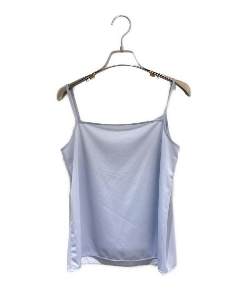 ANAYI（アナイ）ANAYI (アナイ) コードレーススカラヘム ブラウス ブルー サイズ:36 未使用品の古着・服飾アイテム