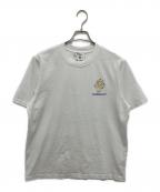 CASABLANCAカサブランカ）の古着「Diamond Column t-shirt」｜ホワイト