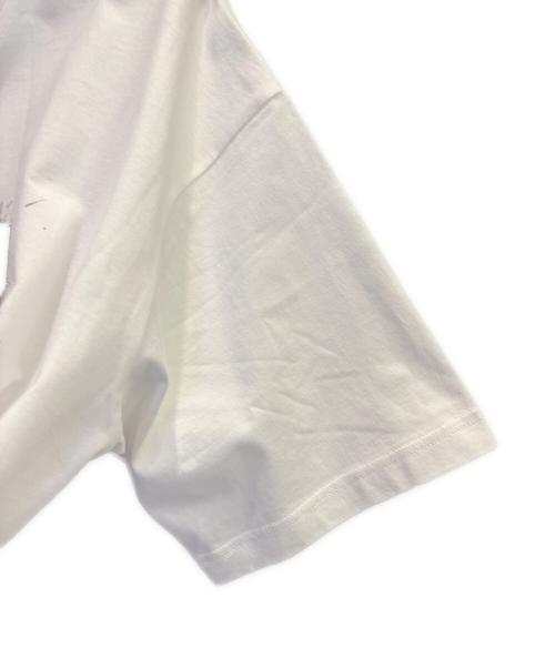 COMME des GARCONS HOMME（コムデギャルソン オム）COMME des GARCONS HOMME (コムデギャルソン オム) 綿天竺 製品プリント Tシャツ ホワイト サイズ:Lの古着・服飾アイテム