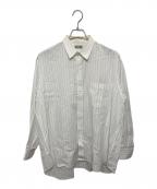 COMME des GARCONS HOMMEコムデギャルソン オム）の古着「ストライプシャツ」｜ホワイト