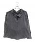 Ameri（アメリ）の古着「WAFFLE LAYERED DESIGN CUT TOP」｜チャコールグレー