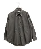 CLANE×Keiji Kanekoクラネ×）の古着「HORSE CLOTH DRESS SHIRT」｜チャコールグレー