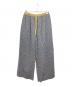 ELCHELE（エルチェレ）の古着「DADDY CHECK WIDE PANTS」｜ブラック