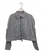 ELCHELEエルチェレ）の古着「DADDY CHECK ZIP UP SHIRT」｜ブラック