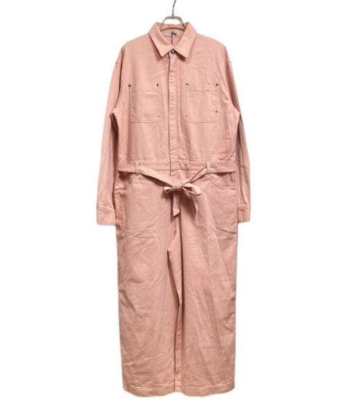 ELCHELE（エルチェレ）ELCHELE (エルチェレ) COMFY WORKER JUMPSUIT SALMON サイズ:36の古着・服飾アイテム
