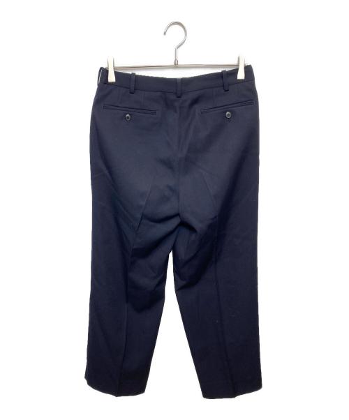 CLANE（クラネ）CLANE (クラネ) Keiji Kaneko (金子恵治) WOOL SERGE TROUSERS ネイビー サイズ:1 未使用品の古着・服飾アイテム