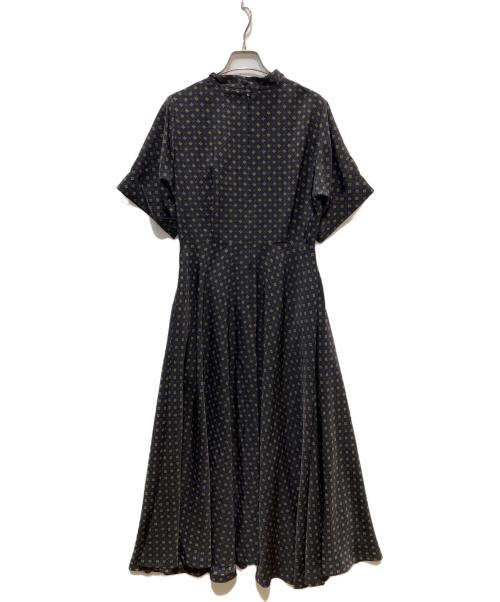 foufou（フーフー）foufou (フーフー) matte crepe de china one piece ブラック サイズ:1の古着・服飾アイテム
