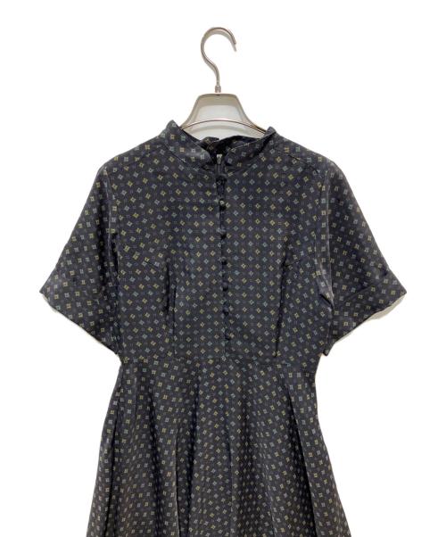 foufou（フーフー）foufou (フーフー) matte crepe de china one piece ブラック サイズ:1の古着・服飾アイテム