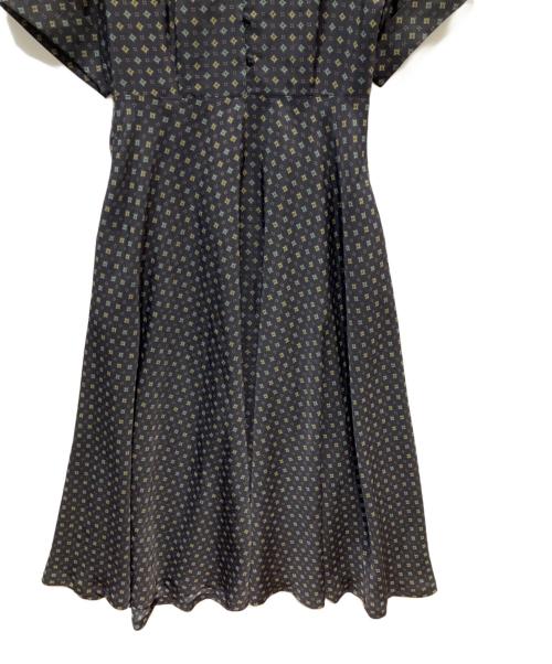foufou（フーフー）foufou (フーフー) matte crepe de china one piece ブラック サイズ:1の古着・服飾アイテム