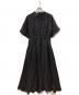 foufou（フーフー）の古着「matte crepe de china one piece」｜ブラック