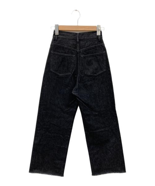UNITED ARROWS（ユナイテッドアローズ）UNITED ARROWS (ユナイテッドアローズ) カットオフデニムパンツ ブラック サイズ:34の古着・服飾アイテム