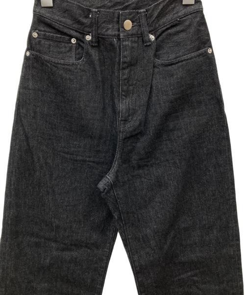UNITED ARROWS（ユナイテッドアローズ）UNITED ARROWS (ユナイテッドアローズ) カットオフデニムパンツ ブラック サイズ:34の古着・服飾アイテム