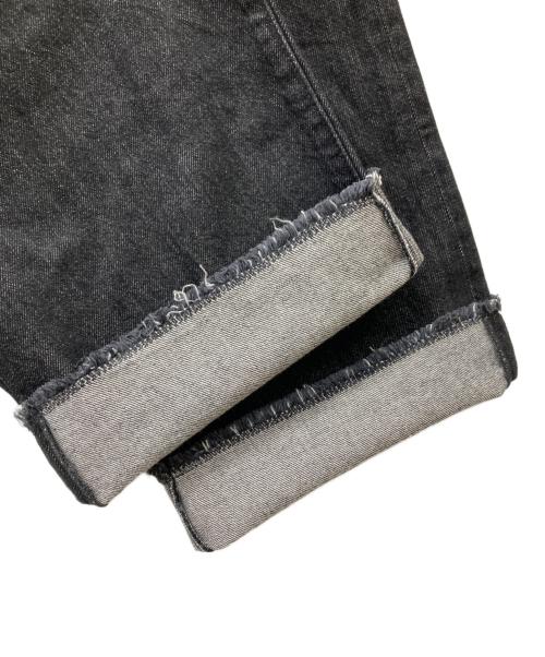 UNITED ARROWS（ユナイテッドアローズ）UNITED ARROWS (ユナイテッドアローズ) カットオフデニムパンツ ブラック サイズ:34の古着・服飾アイテム