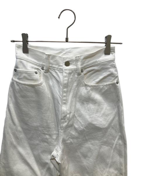 UNITED ARROWS（ユナイテッドアローズ）UNITED ARROWS (ユナイテッドアローズ) カットオフデニムパンツ ホワイト サイズ:34の古着・服飾アイテム