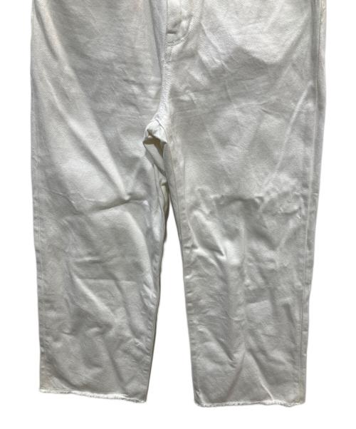 UNITED ARROWS（ユナイテッドアローズ）UNITED ARROWS (ユナイテッドアローズ) カットオフデニムパンツ ホワイト サイズ:34の古着・服飾アイテム