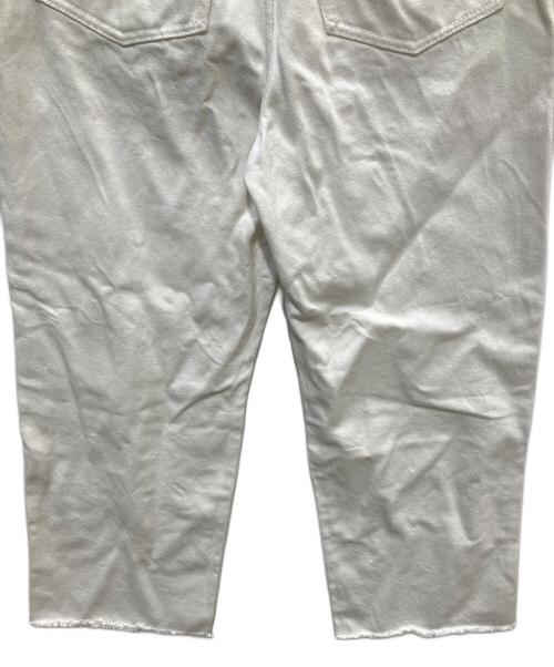 UNITED ARROWS（ユナイテッドアローズ）UNITED ARROWS (ユナイテッドアローズ) カットオフデニムパンツ ホワイト サイズ:34の古着・服飾アイテム