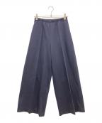 YLEVEイレーヴ）の古着「BONDED JERSEY TROUSERS」｜ネイビー