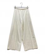 YLEVEイレーヴ）の古着「BONDED JERSEY TROUSERS」｜アイボリー