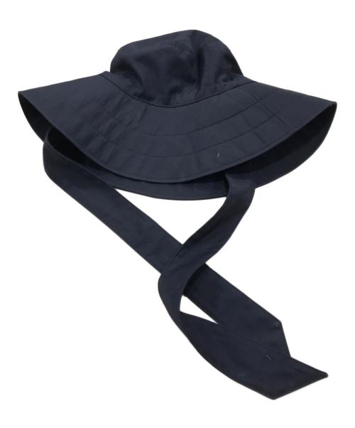 kijima takayuki（キジマタカユキ）KIJIMA TAKAYUKI (キジマタカユキ) POLY COTTON BUCKET HAT/ハット ネイビー サイズ:1の古着・服飾アイテム