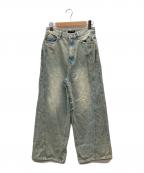 MAISON SPECIALメゾンスペシャル）の古着「Colored Denim Pants」｜ブルー